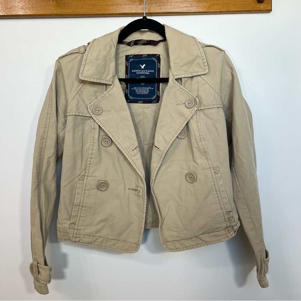 American Eagle Khaki Jacket | S